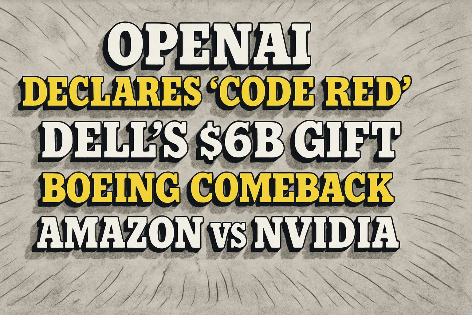 Tech Titans Panic, Billionaires Play Santa, Boeing Rises From the Dead, and Amazon Declares War on Nvidia 🎭🔥