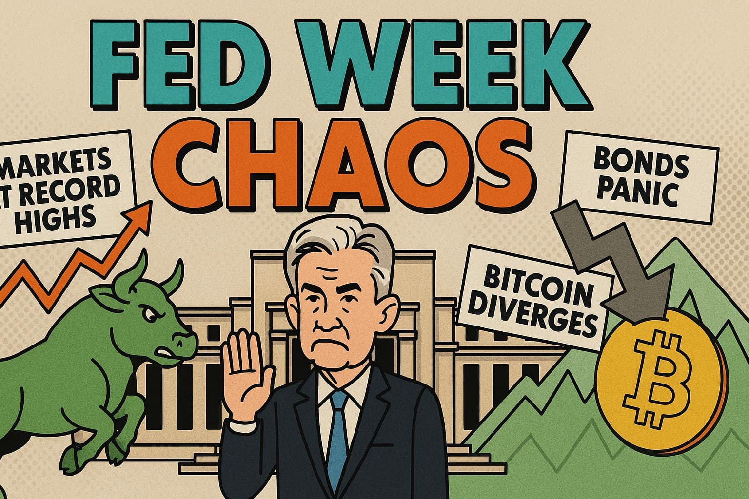 🎄 Fed Week Chaos: Markets Soar, Bonds Panic & Bitcoin Breaks the Rules
